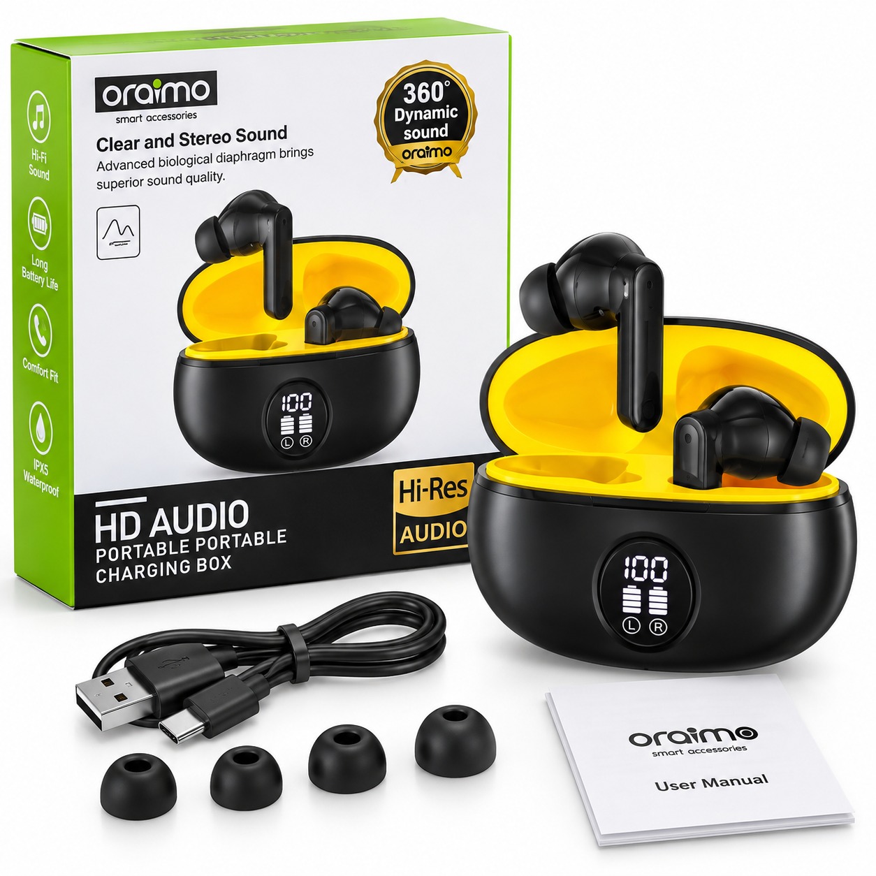 Écouteurs sans fil Oraimo