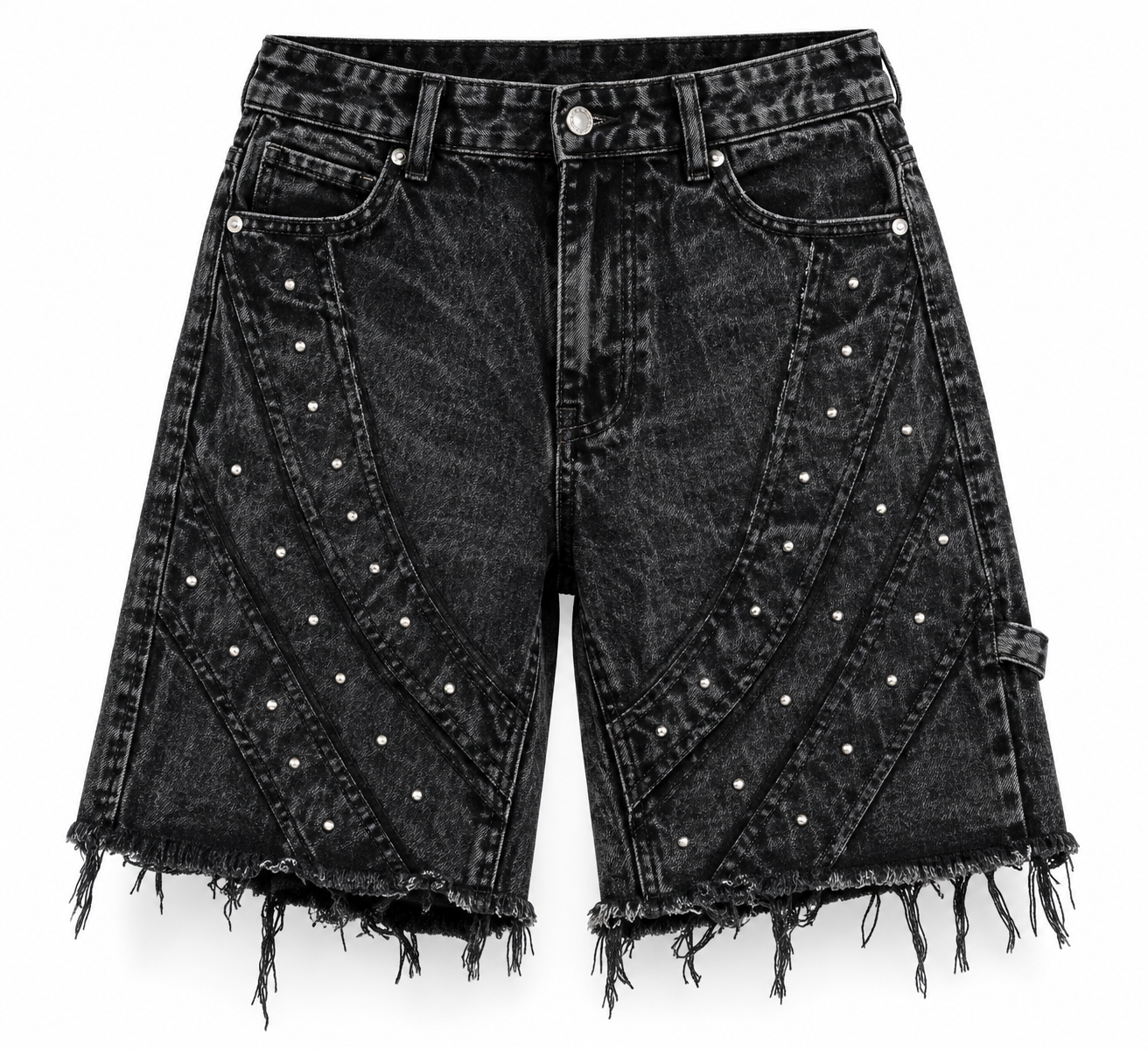 Short en jean noir – Esprit tendance et audacieux