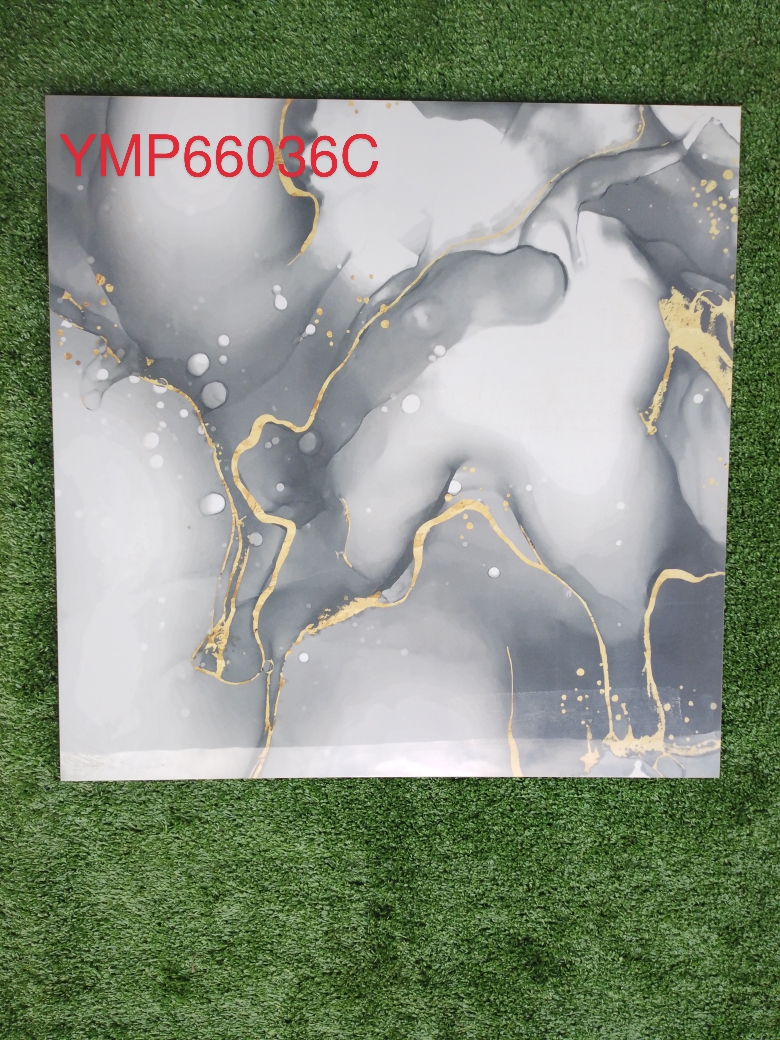 YMP66036C | Luxurious Polished Porcelain Tile | 60x60 cm