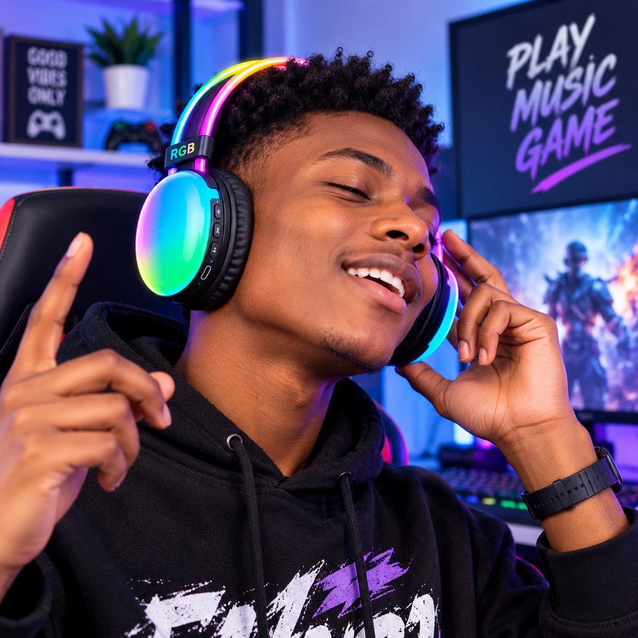 PG580 Disco Pulse – Casque Gaming RGB