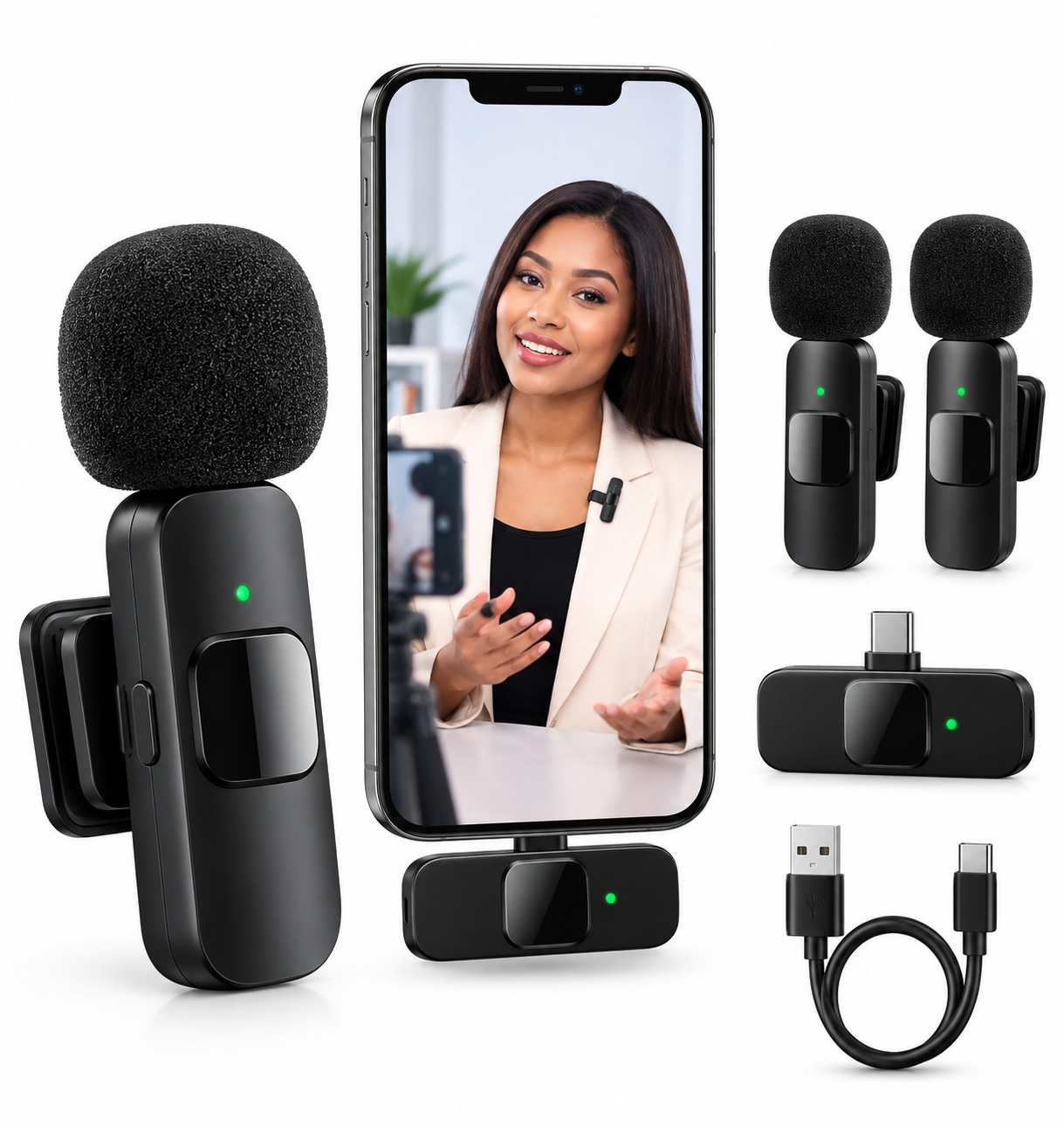 ?? Micros-cravates sans fil – Audio clair et mobilité professionnelle