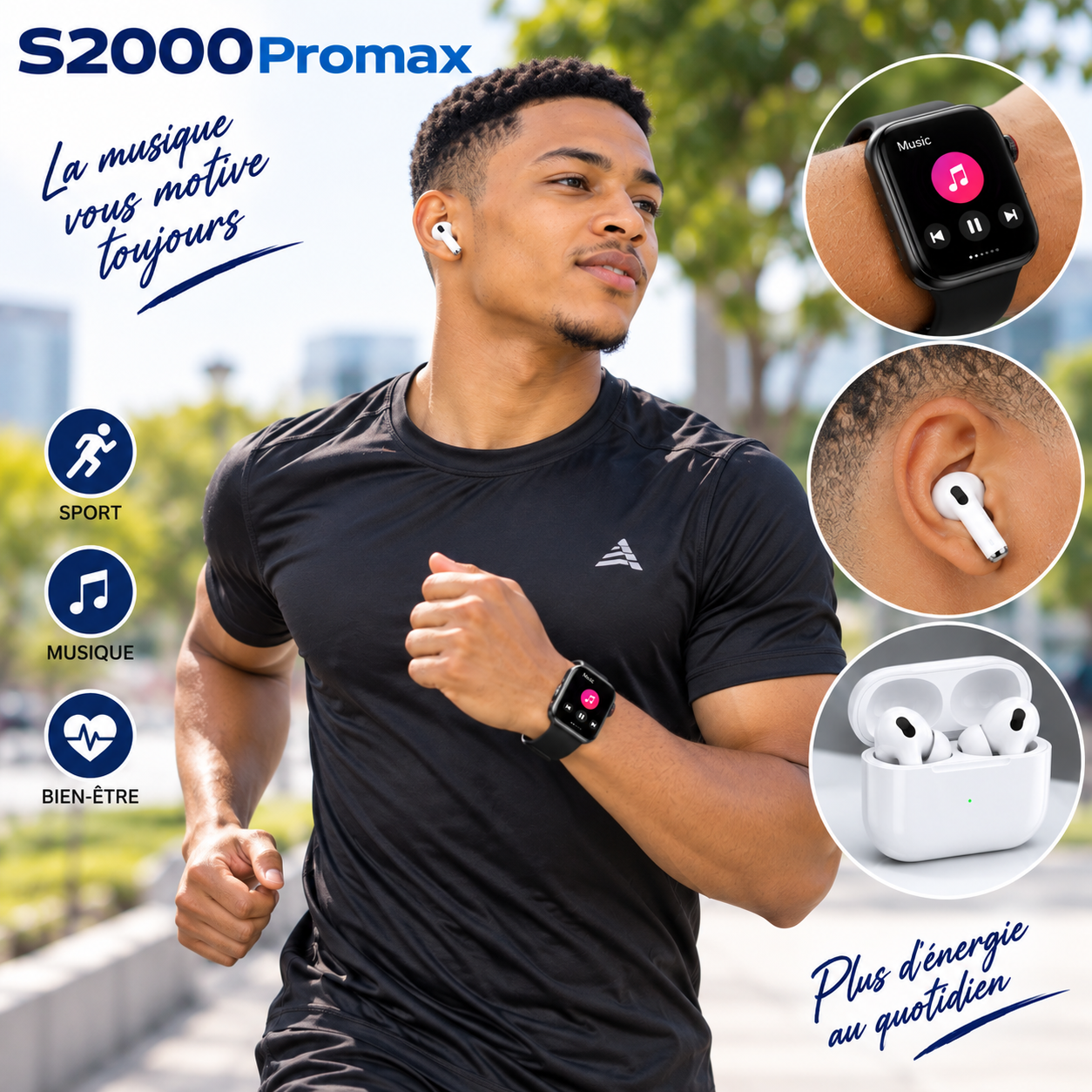 S2000 Promax – Technologie complète au poignet et dans vos oreilles