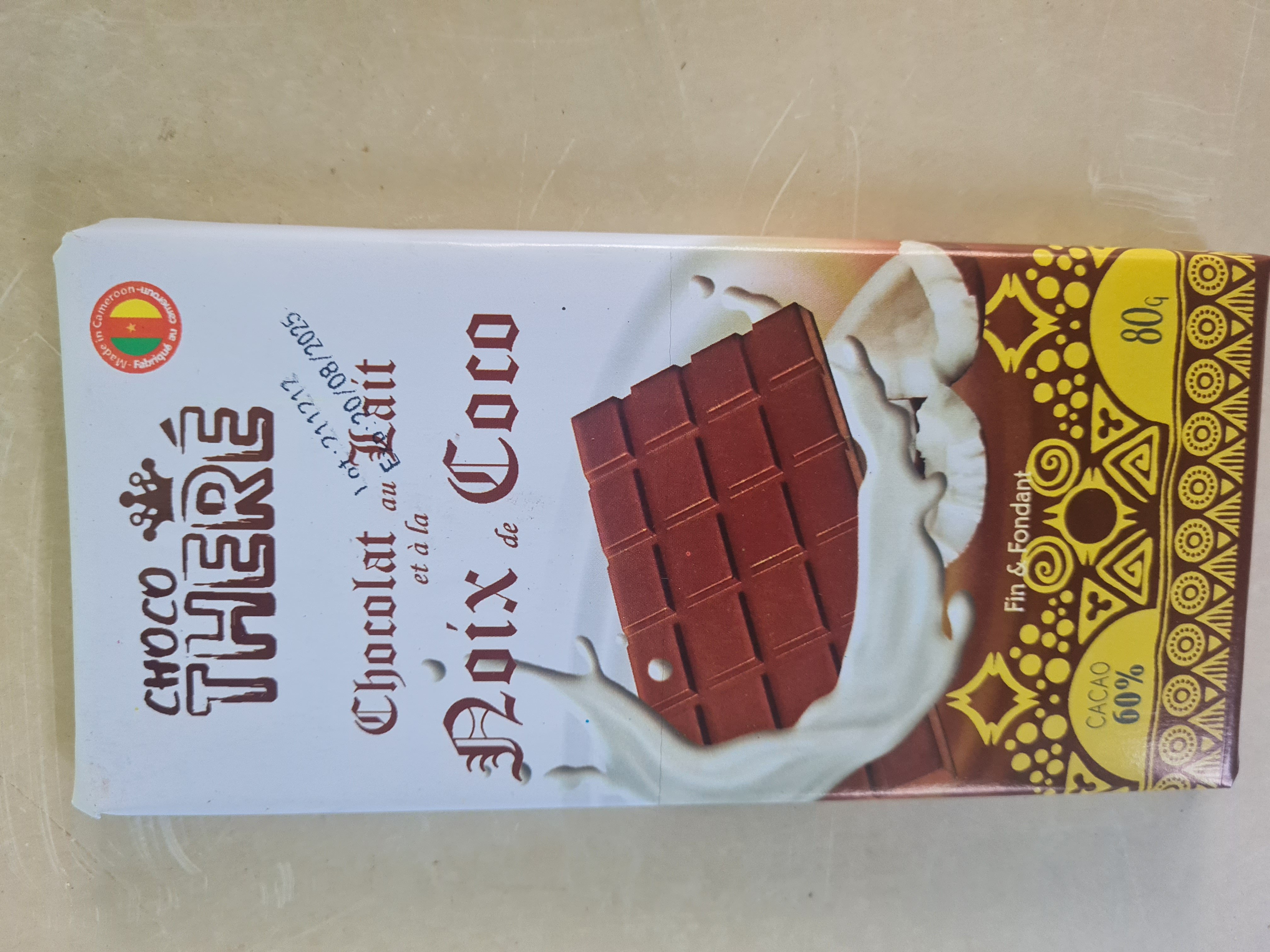 Choco Théré :Chocolat  nature,
