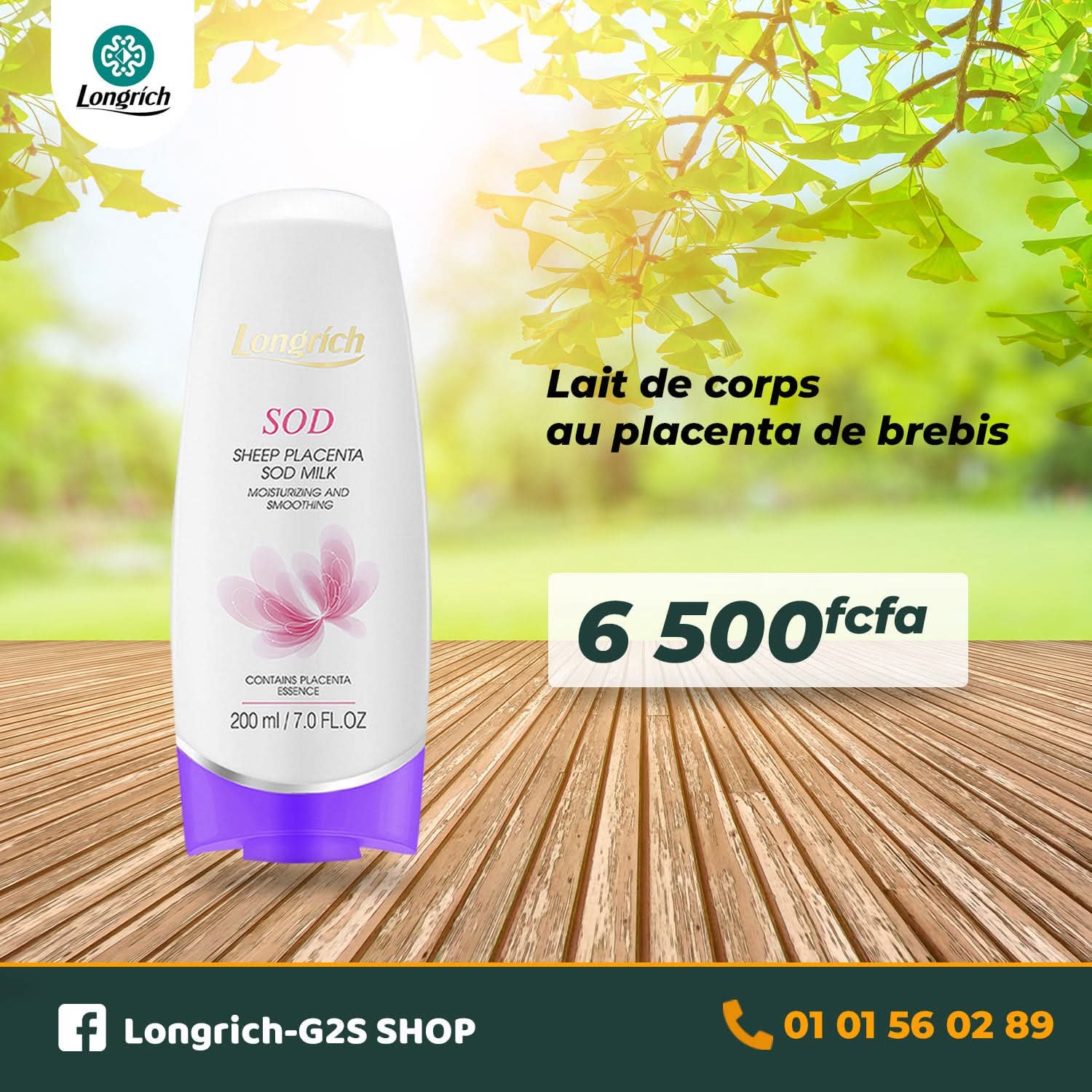 Pâte dentifrice longrich bio 200g
