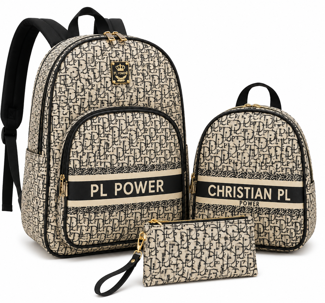 ENSEMBLE SAC À DOS 3 PIÈCES PREMIUM – ÉLÉGANCE & PRATICITÉ