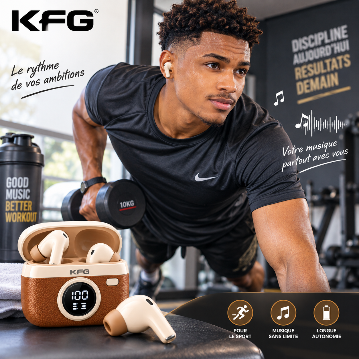 Écouteurs KFG sans fil