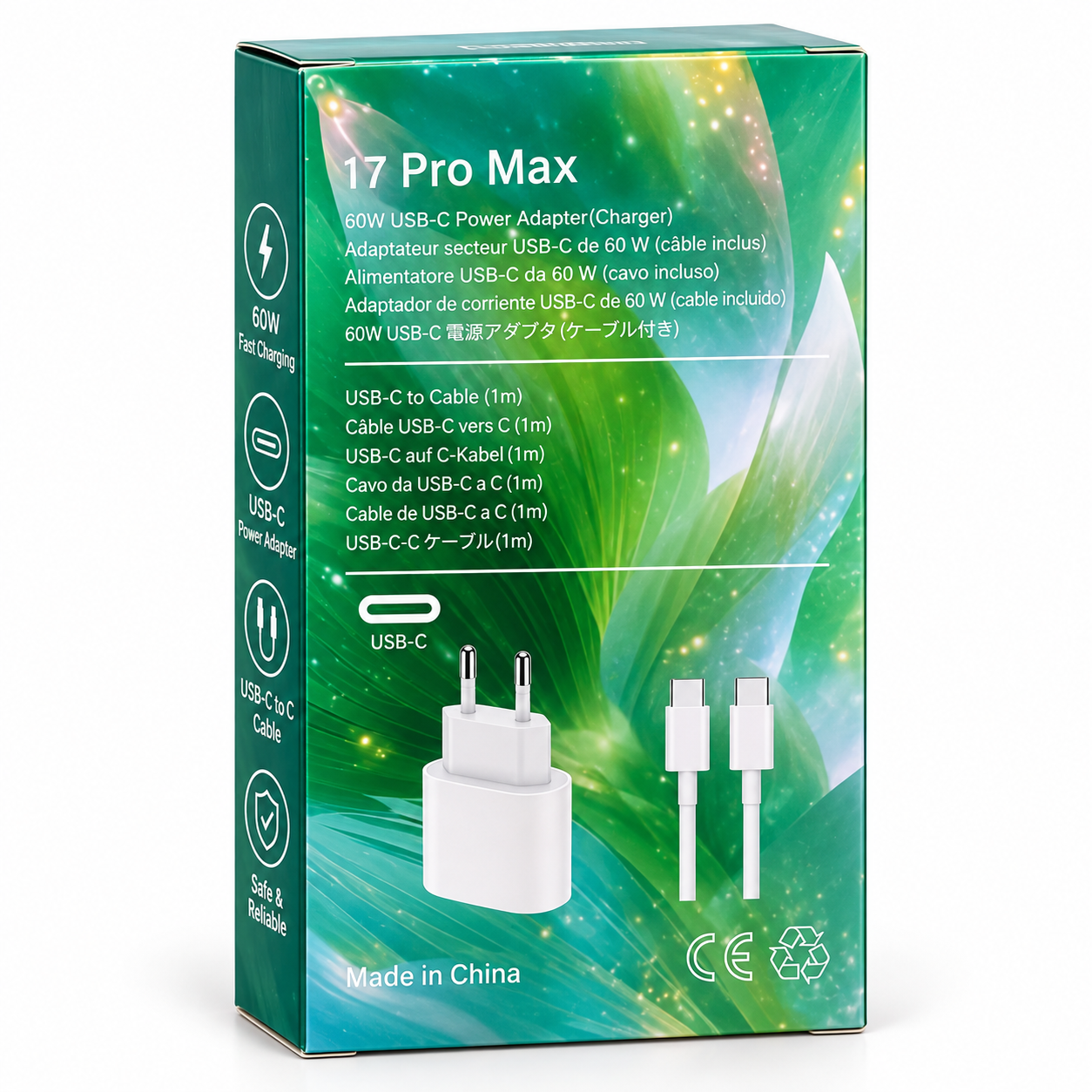 Chargeur USB-C 60W Pro Max
