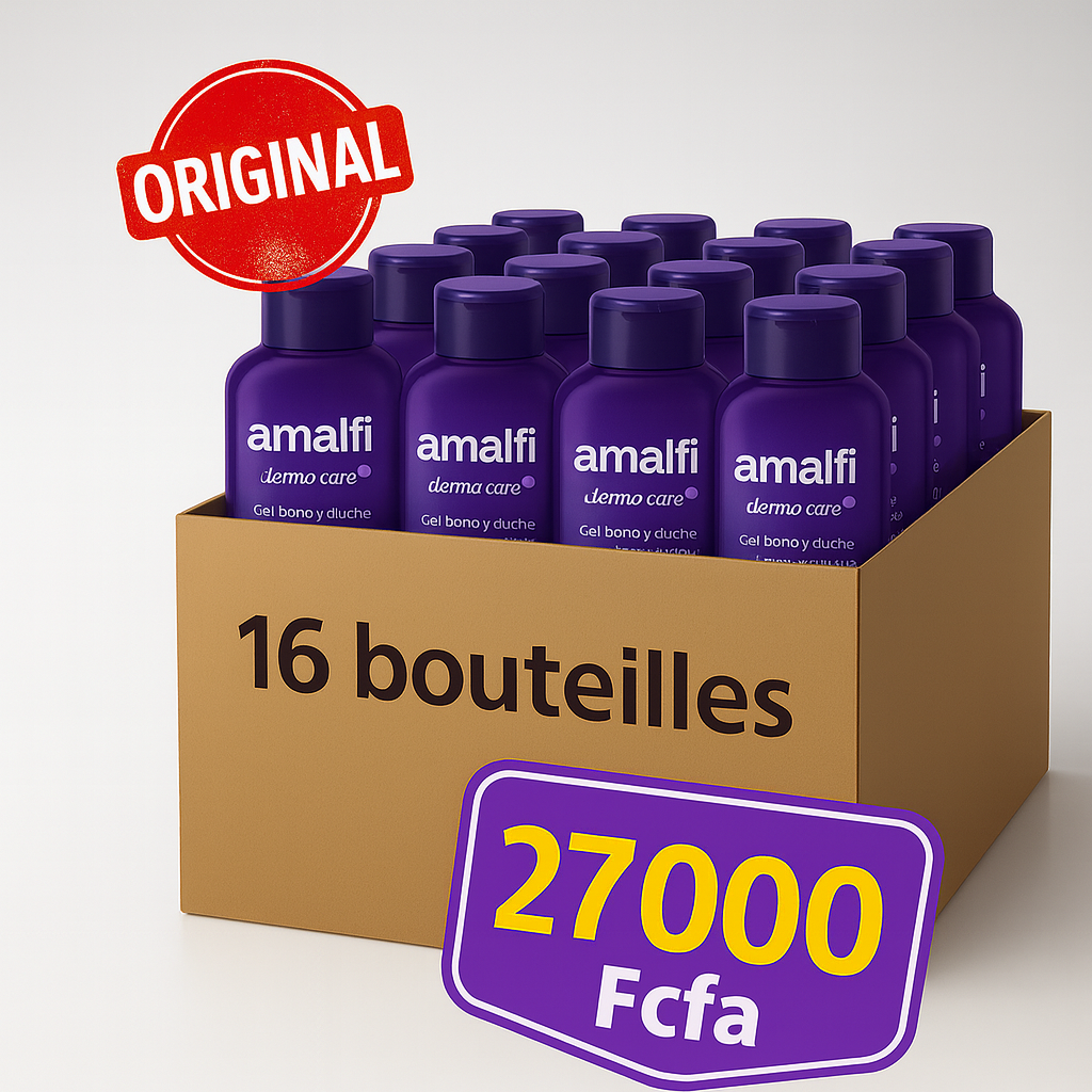 Gel de Bain Amalfi Relax (Carton de 12 bouteilles, Gros)