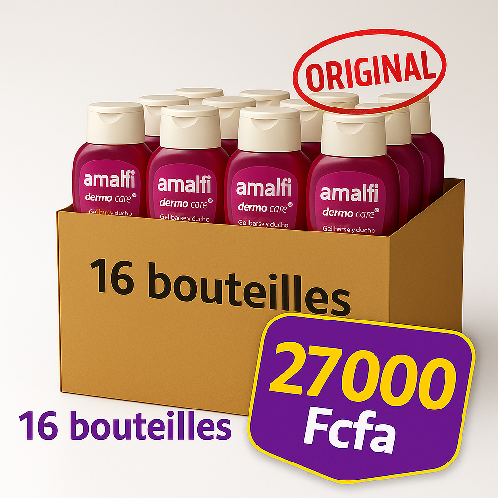 Carton de 16 Bouteilles — Gel Douche Amalfi LOVE (730 ml)