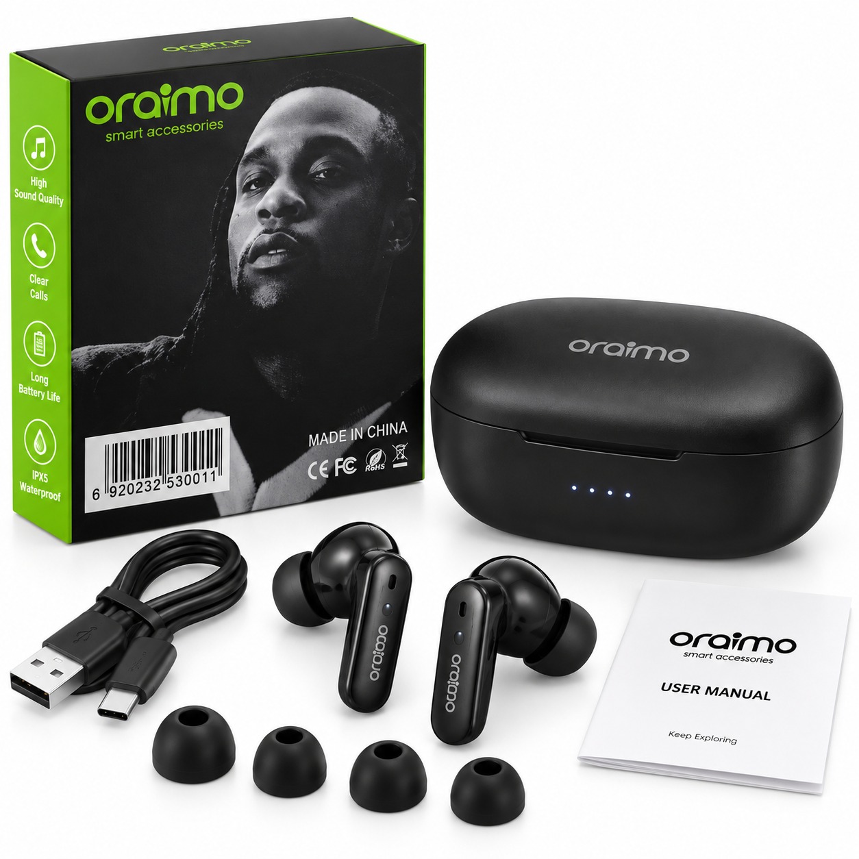 Écouteurs sans fil Oraimo