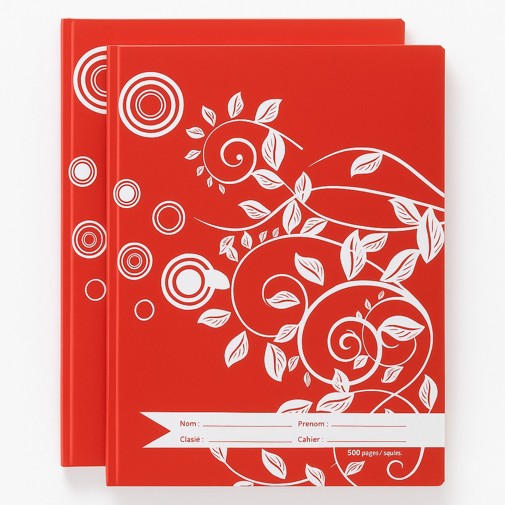 PAQUET Cahier Scolaire – 500 Pages / Square