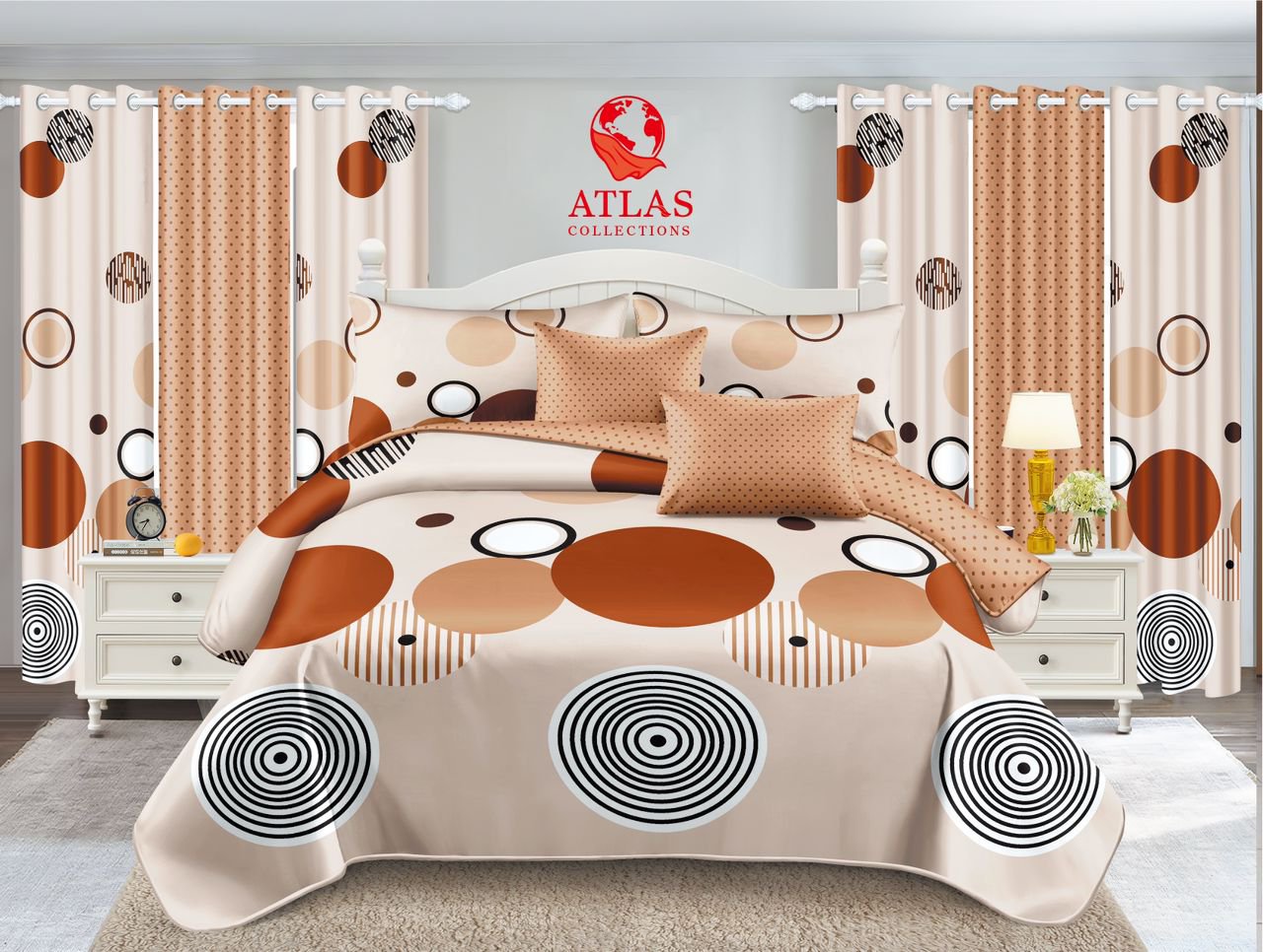 ensemble draps et rideaux