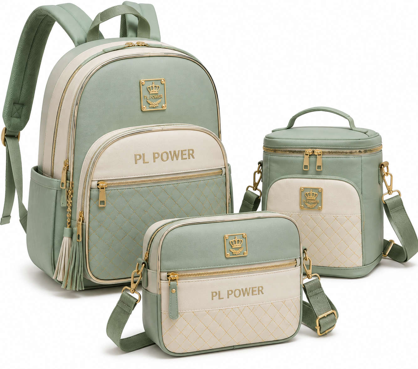 ENSEMBLE SAC À DOS 3 PIÈCES PREMIUM – ÉLÉGANCE & PRATICITÉ