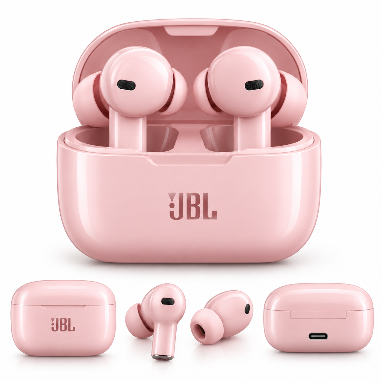 Écouteurs JBL sans fil roses