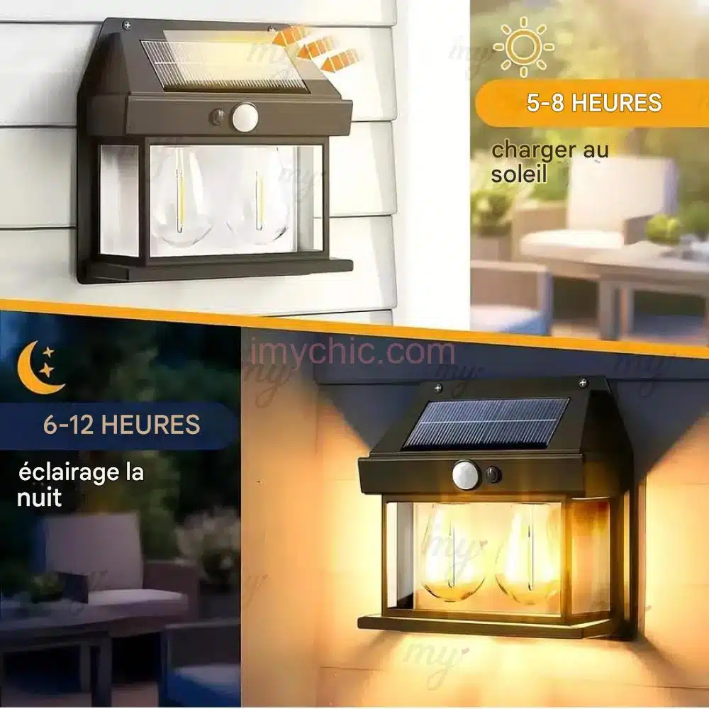 1800mAh Solar Induction Wall Lamp with Motion Detection BK-888-2