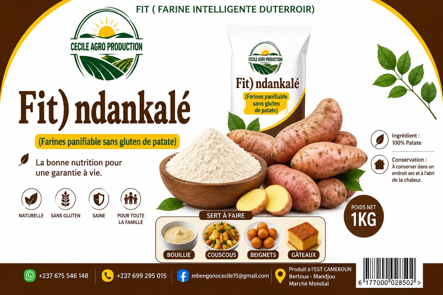 farines de plantain