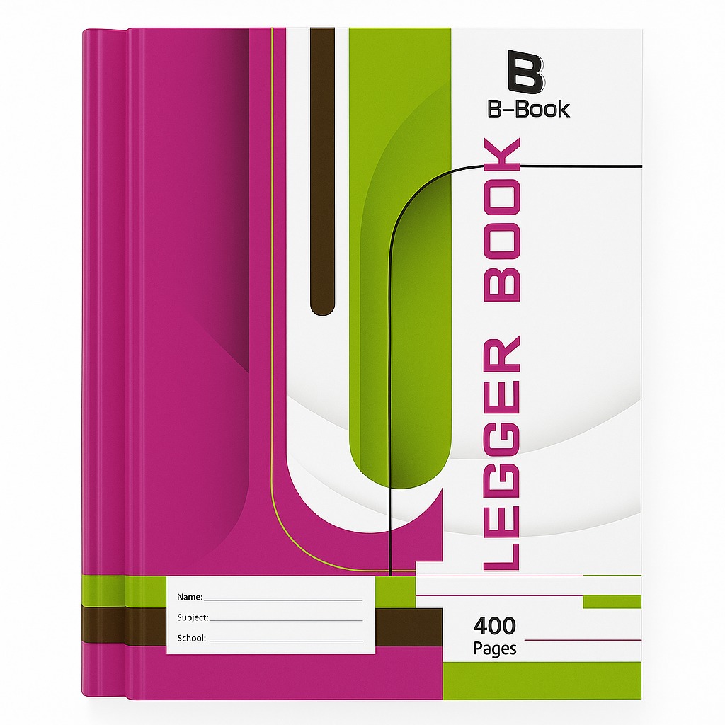 PAQUET Cahier B-Book Ledger – 400 Pages