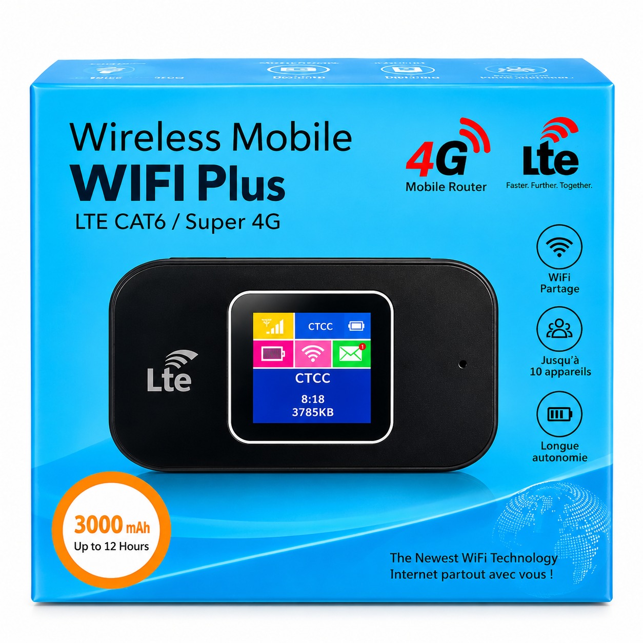 Routeur Wi-Fi 4G LTE portable