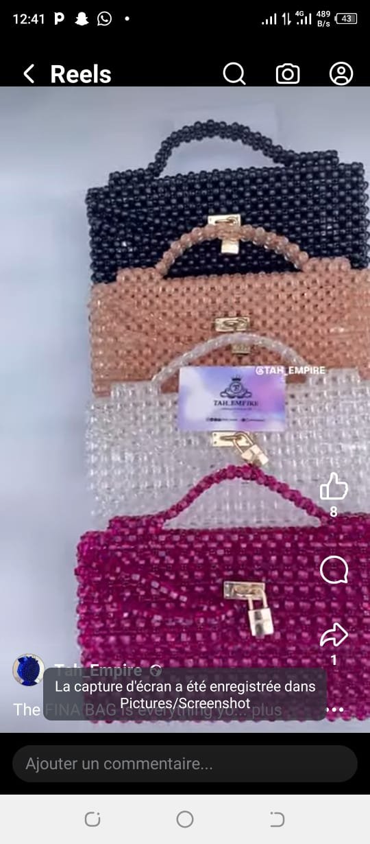 Clara Pearl:Sacs et accessoires en perles