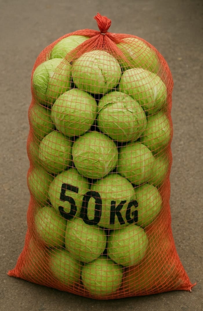 SAC DE CHOUX VERT DE 50KG