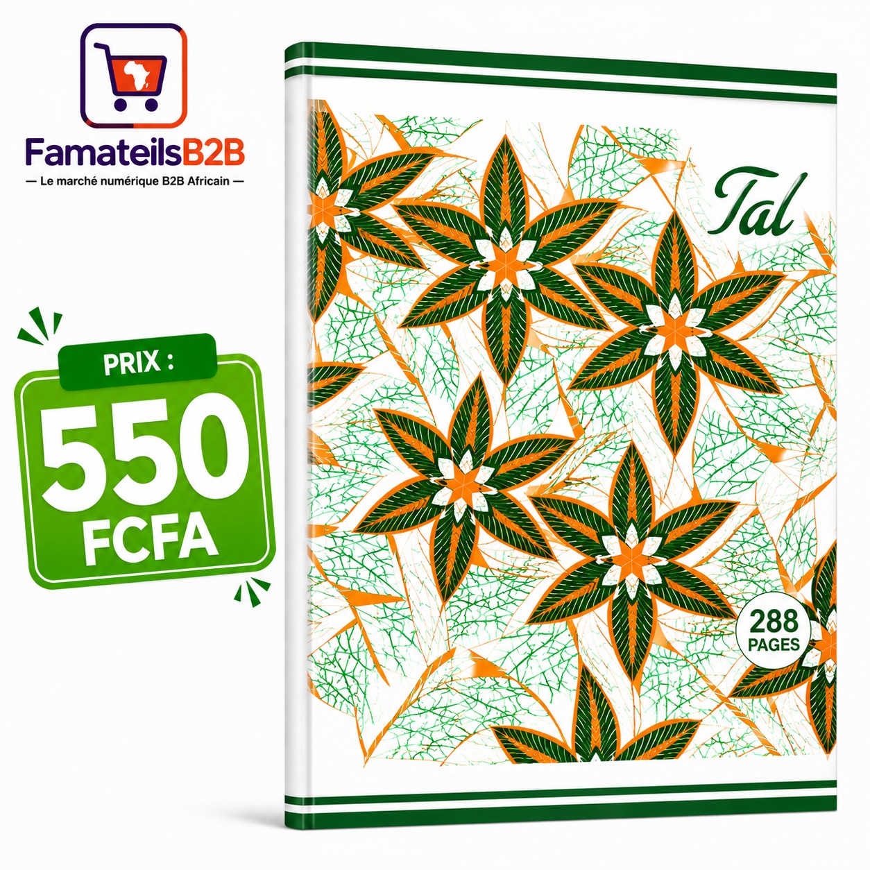 Cahier TAI – 288 pages