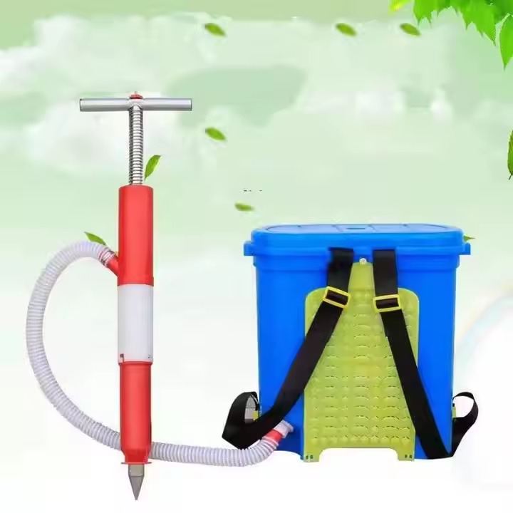 sac à dos, applicateur d'engrais en rang