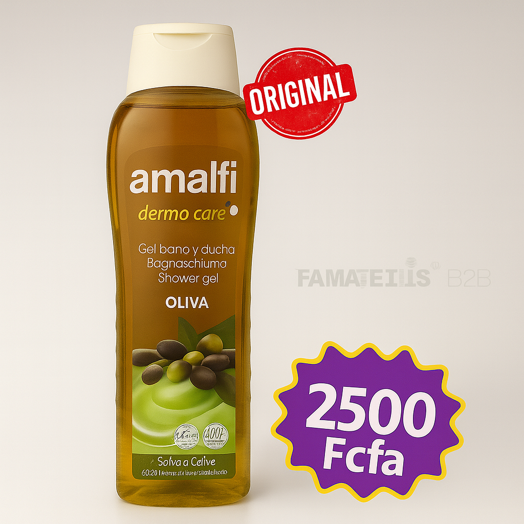 CARTON DE GEL DE BAIN AMALFI OLIVA (GROS)