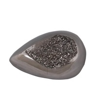 Druzy semi precious pearshape loose gemstone