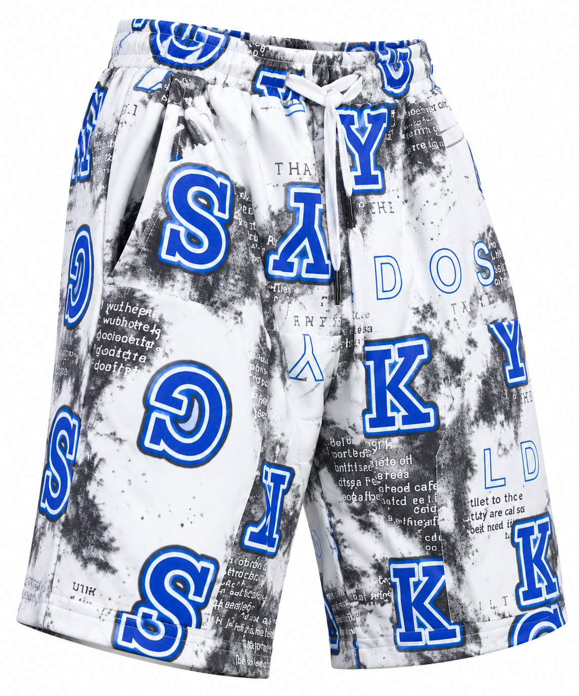 Short casual imprimé – Style graphique et moderne