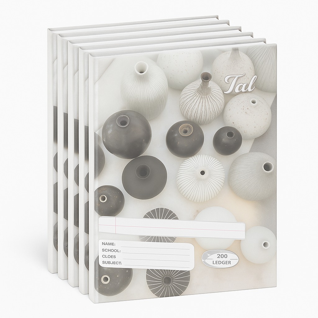 PAQUET Cahier Scolaire Tal – 200 Pages (Ledger)
