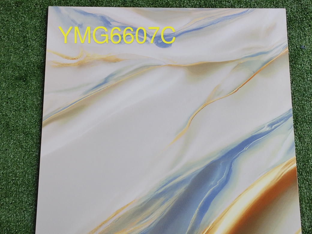 YMG6607C | Luxury Marble-Effect Porcelain Tile | 60x60 cm