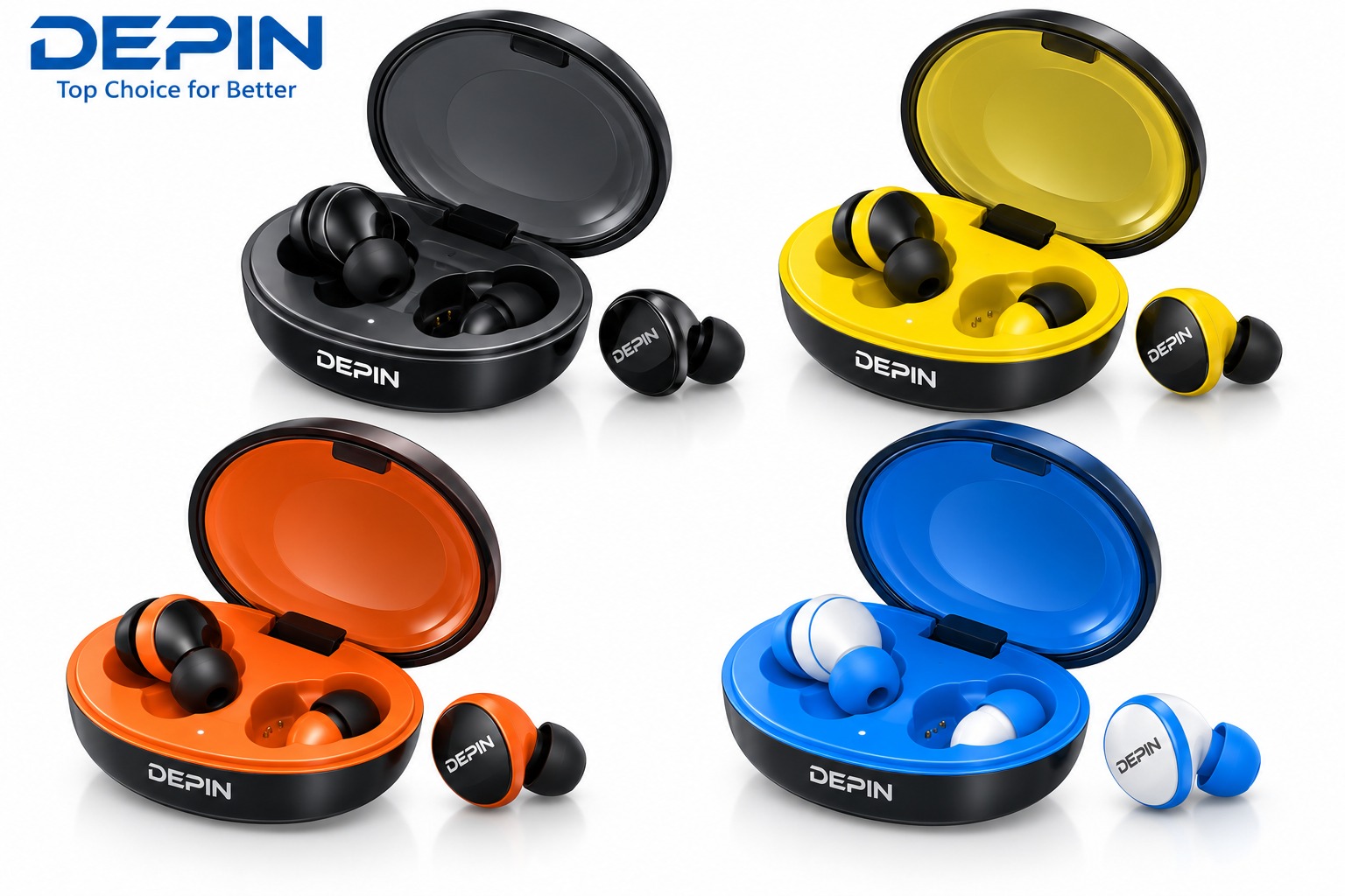 Écouteurs sans fil DEPIN DP-B – Bluetooth 5.4