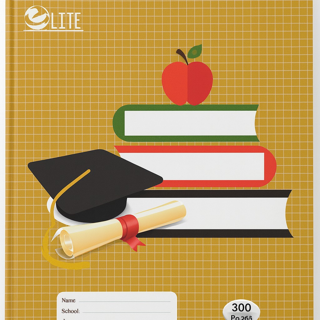 Cahier Scolaire ELITE – 300 Pages COUVERTURE DUR