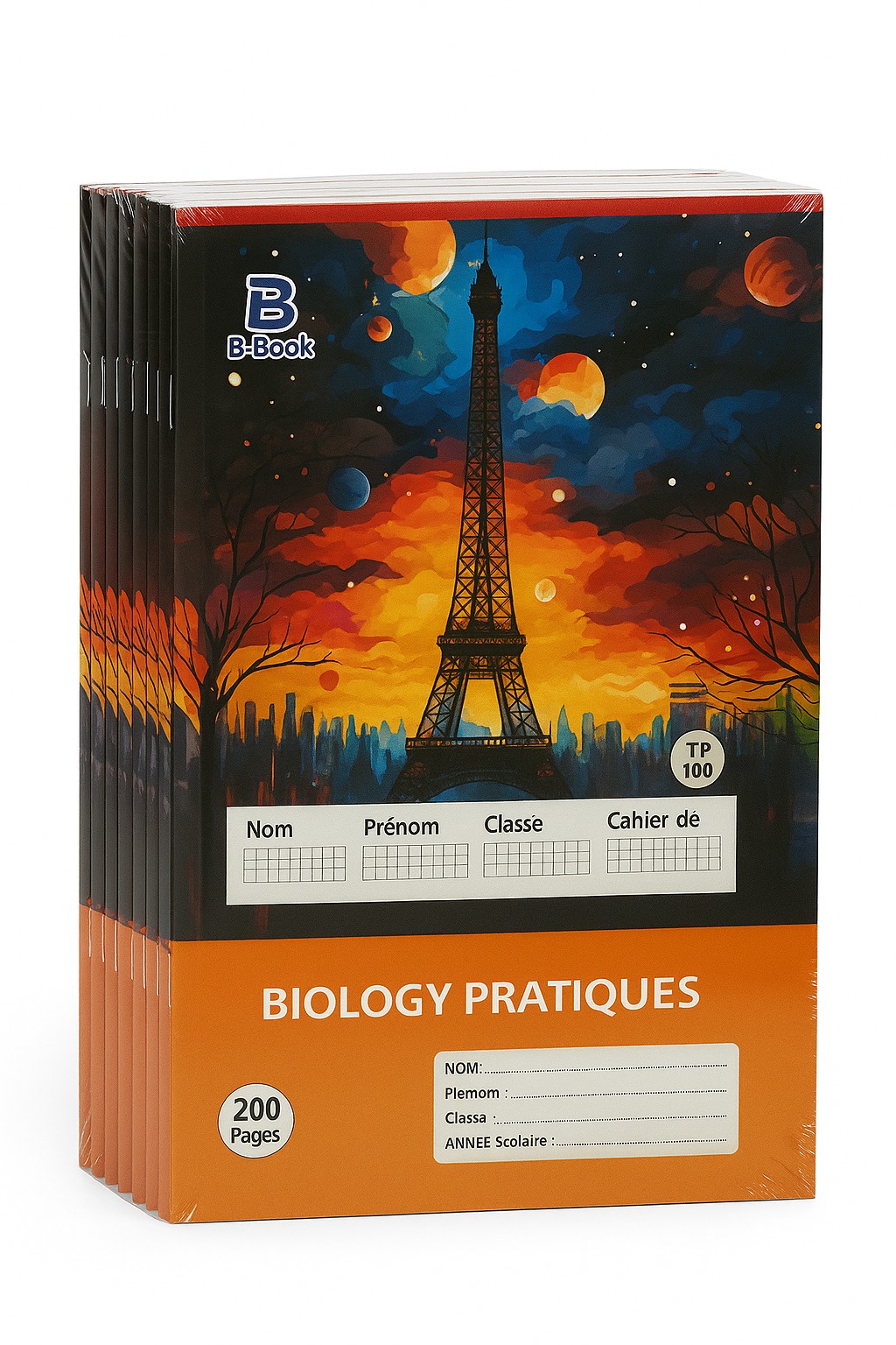 Paquet Cahier B-Book – TP 100 Pages