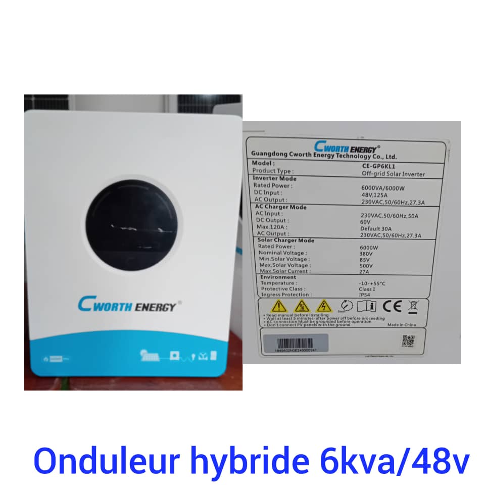 ONDULEUR HYBRIDE 6KVA