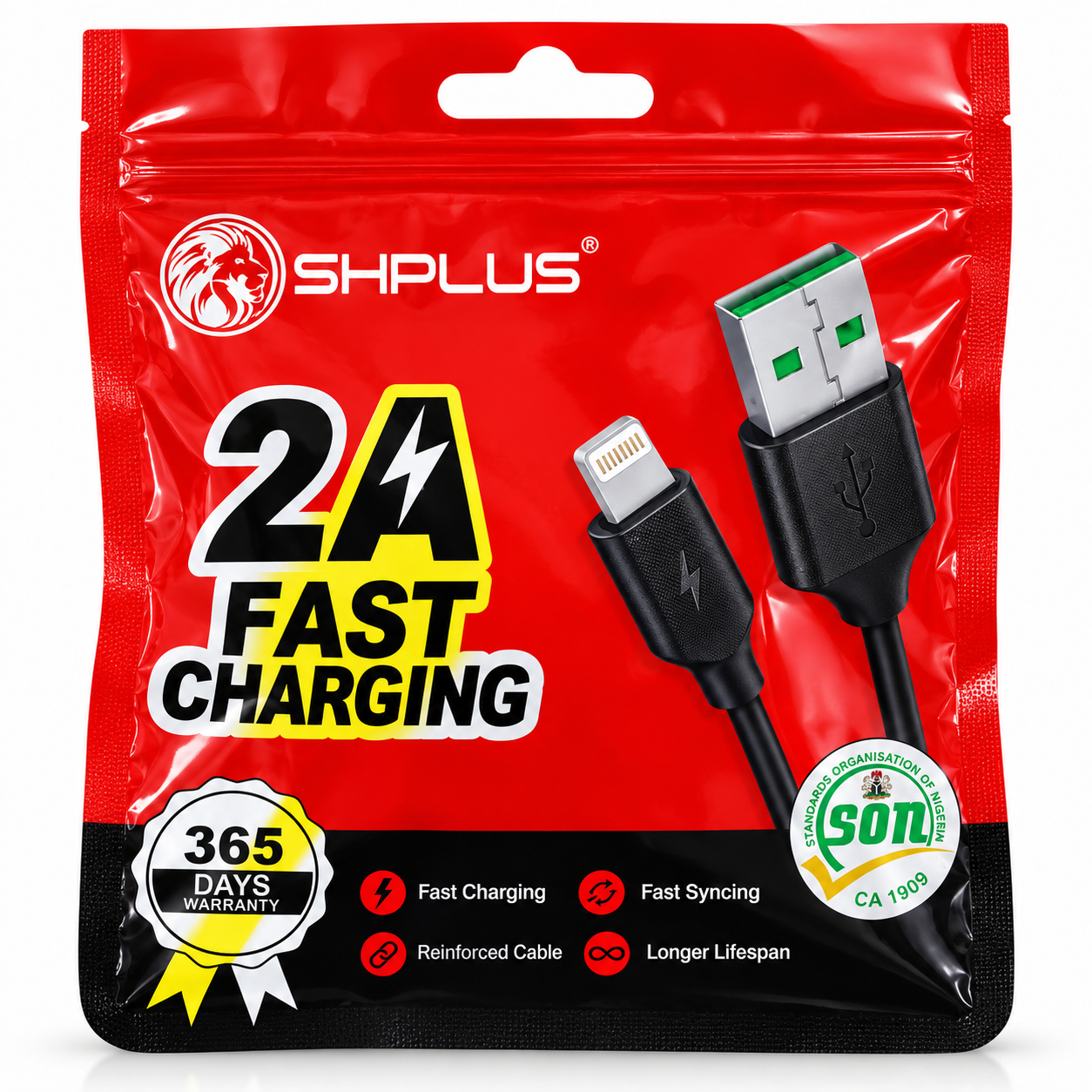 Câble SHPLUS 2A Fast Charging